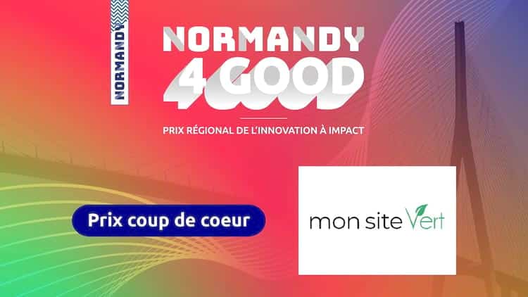 MonSiteVert - Lauréat prix à impact Normandy4Good